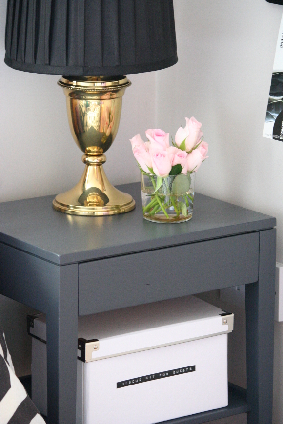 Guest bedroom bedside table – updates