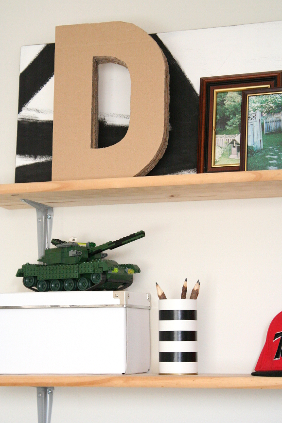 DIY Friday – cardboard monogram